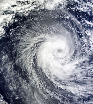 Ciclón tropical ocasionará aguaceros moderados