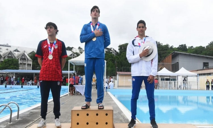 El dominicano Andrés Martijena se haría con la presea dorada en la modalidad de natación