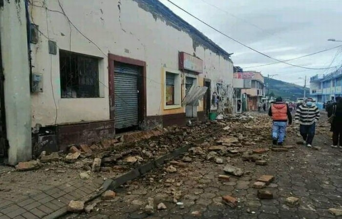 Se produce sismo de 5,7 en la frontera de Ecuador y Colombia