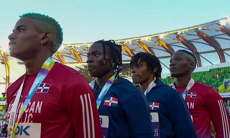 Seleccionado dominicano se hacen con la presea dorada en el Mundial de Atletismo