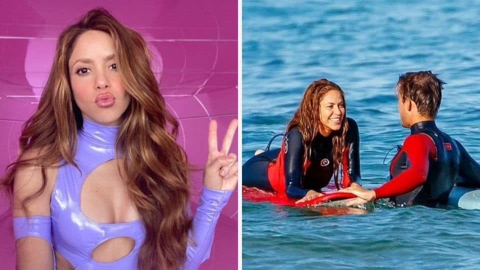 Se viralizan fotos de Shakira junto a un Surfista