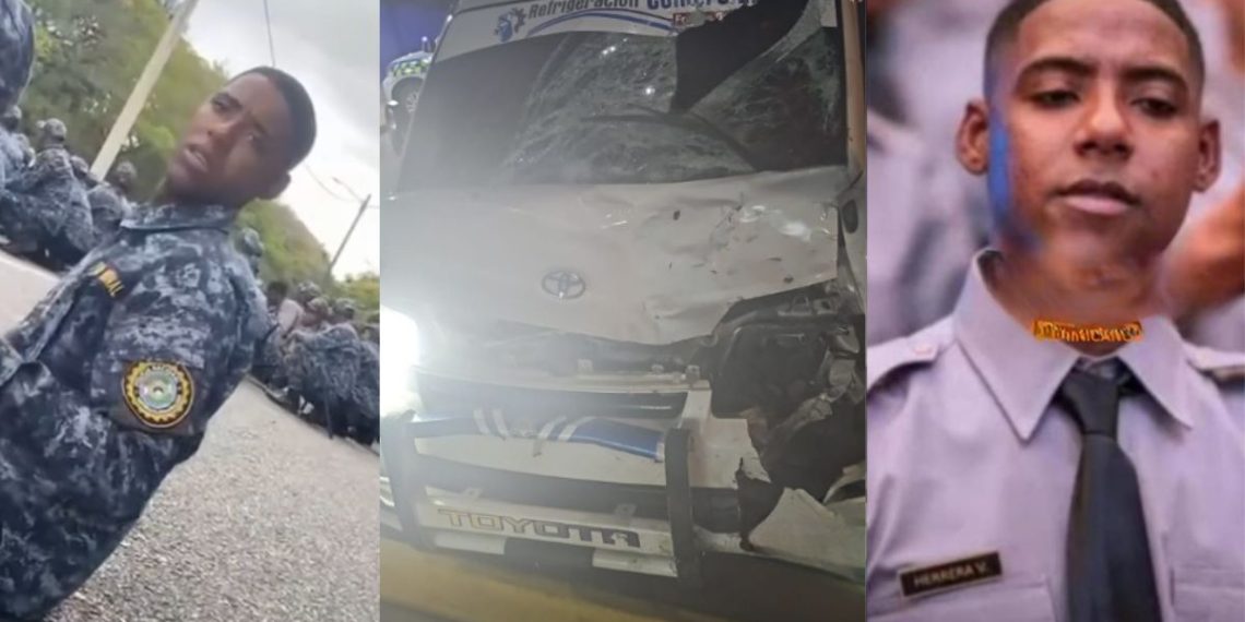 Imágenes del policía dejó de existir tras incidente vial en Autopista de las Américas