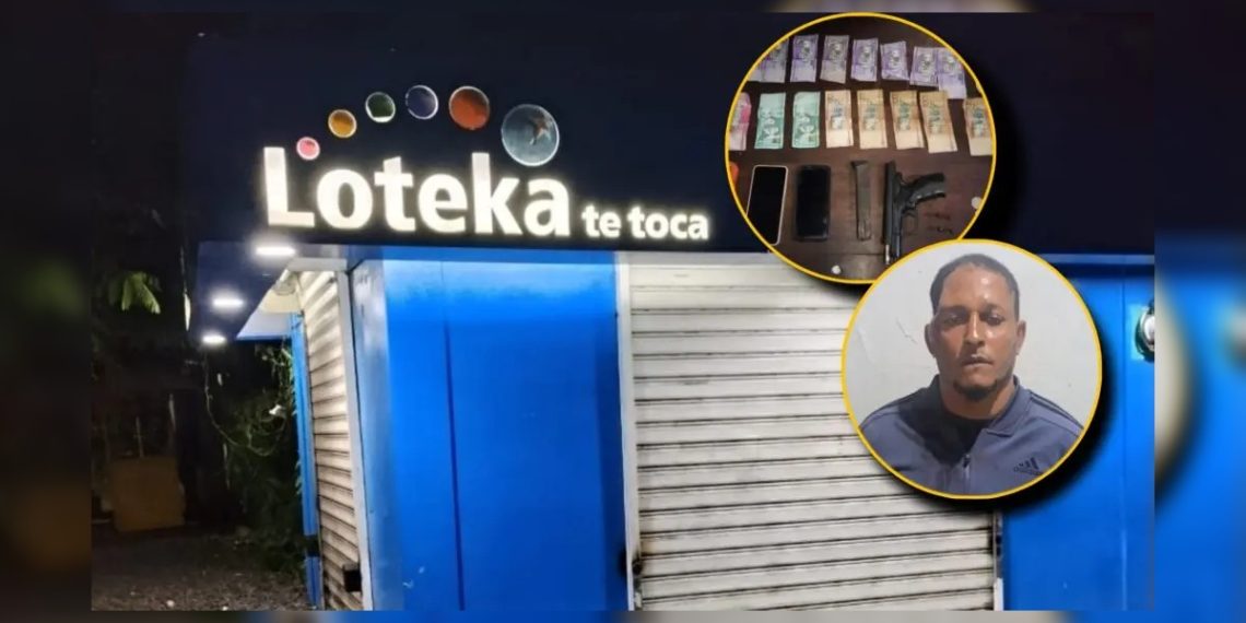 Detienen hombre tras perpetrar incidente en banca de lotería en Hato Mayor