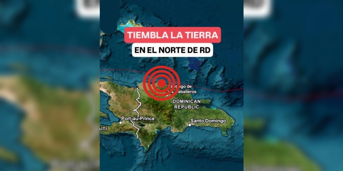Temblor de 4.2 grados se registra cerca de Villa Isabela, Puerto Plata