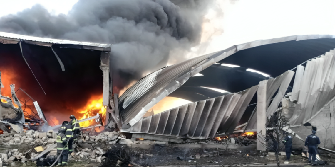 Reportan incidente aéreo en zona industrial cercana al aeropuerto de Toluca