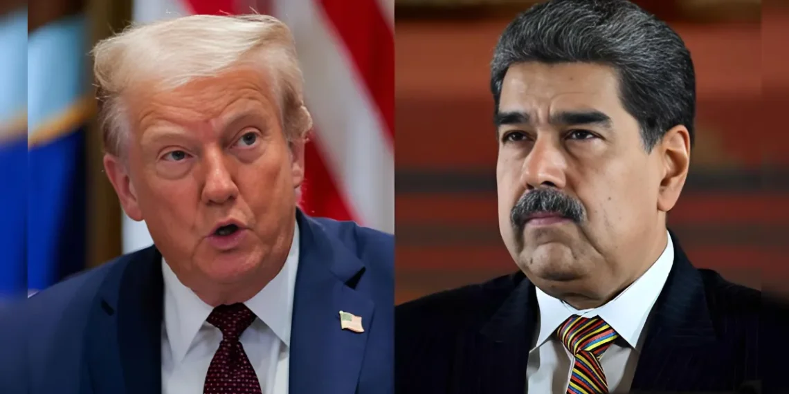 Trump evalúa acciones con Venezuela y Maduro critica intereses externos
