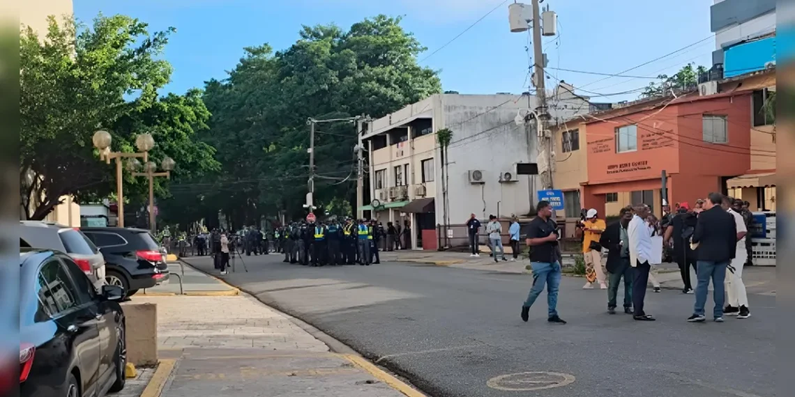 Refuerzan seguridad en Palacio de Justicia por fallo del caso SENASA