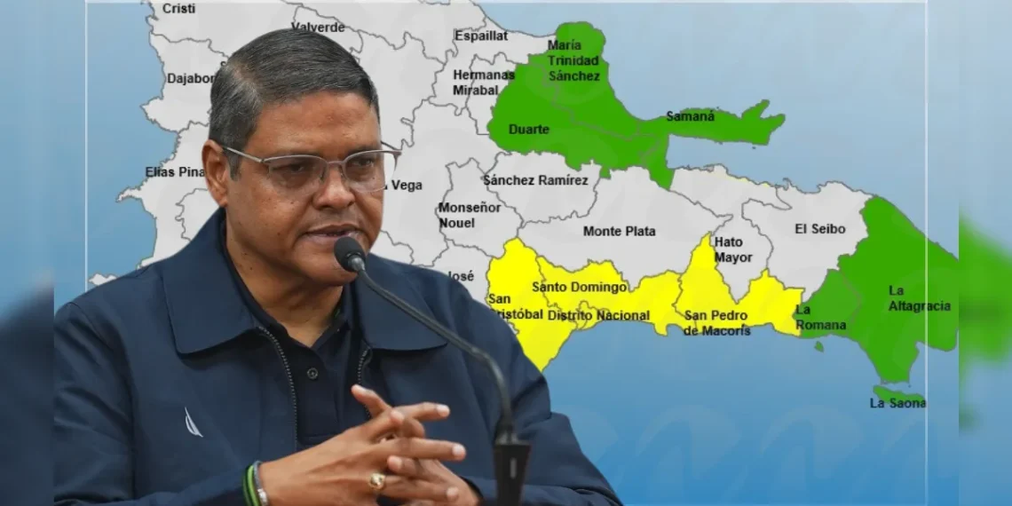 COE exhorta precaución por lluvias y amplía niveles de alerta