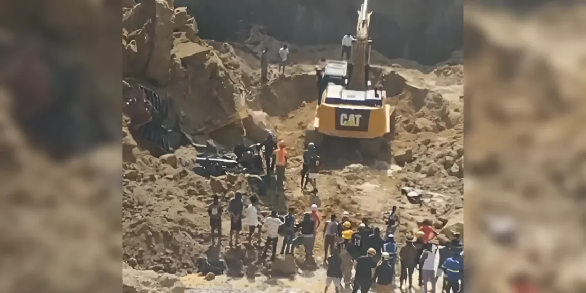 Hombre experimenta incidente tras derrumbe en mina de San Cristóbal