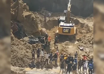 Hombre experimenta incidente tras derrumbe en mina de San Cristóbal