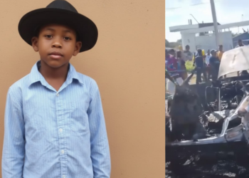 Infante resulta sin aliento tras estallido de tanque de gas en vehículo en Moca