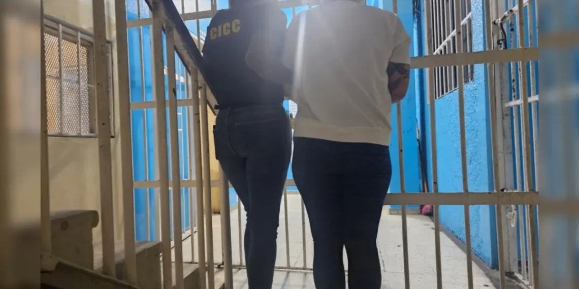 Mujer fue arrestada en AILA por presunta vinculación con hecho delictivo
