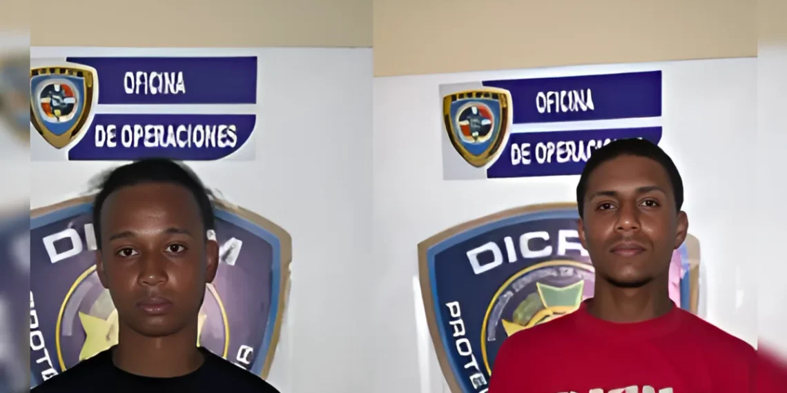 DICRIM detiene a dos hombres por robo en repuesto